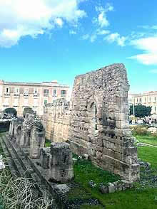 Ortigia, The Temple of Apollo